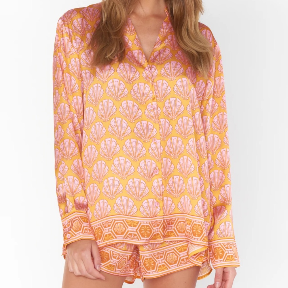 Early Riser PJ Set ~ Shells Silky